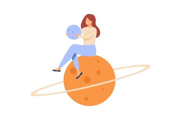 Download Man Studying Galaxy Through Telescope. F - Premium Bundle
